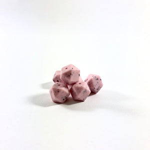 Roze spikkel - Hexagon mini